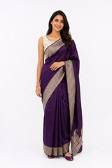 BANARASI SILK SAREE WITH BLOUSE PIECE