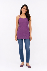 RESHAM WORK SPAGHETTI STRAPS TUNIC