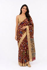 BANGALORE SILK KALAMKARI SAREE