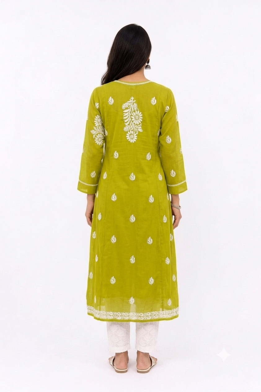 LUCKNOWI LONG KURTA /GOWN