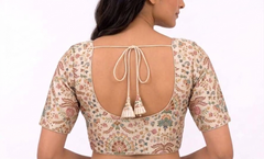 CREAM EMBROIDERED BLOUSE