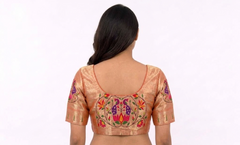 PAITHANI BLOUSE WITH SLEEVES