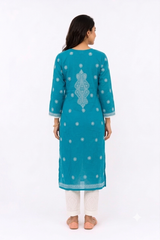 BLUE LUCKNOWI KURTA
