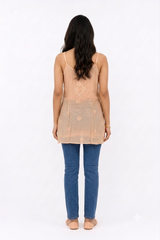 PURE GEORGETTE RESHAM WORK TUNIC