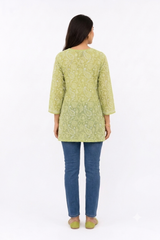 GREEN SHORT TUNIC