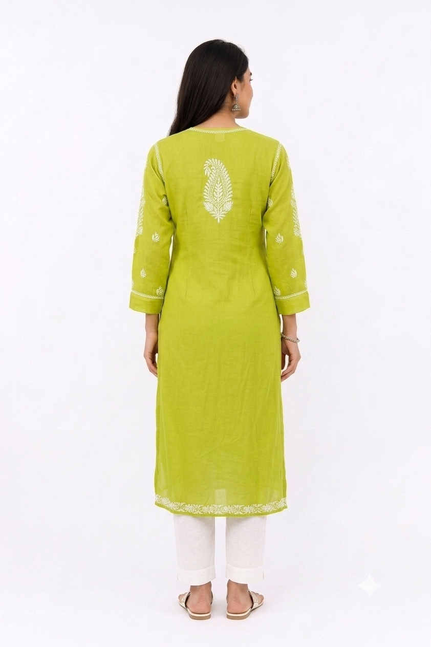 LUCKNOWI LONG KURTA /GOWN