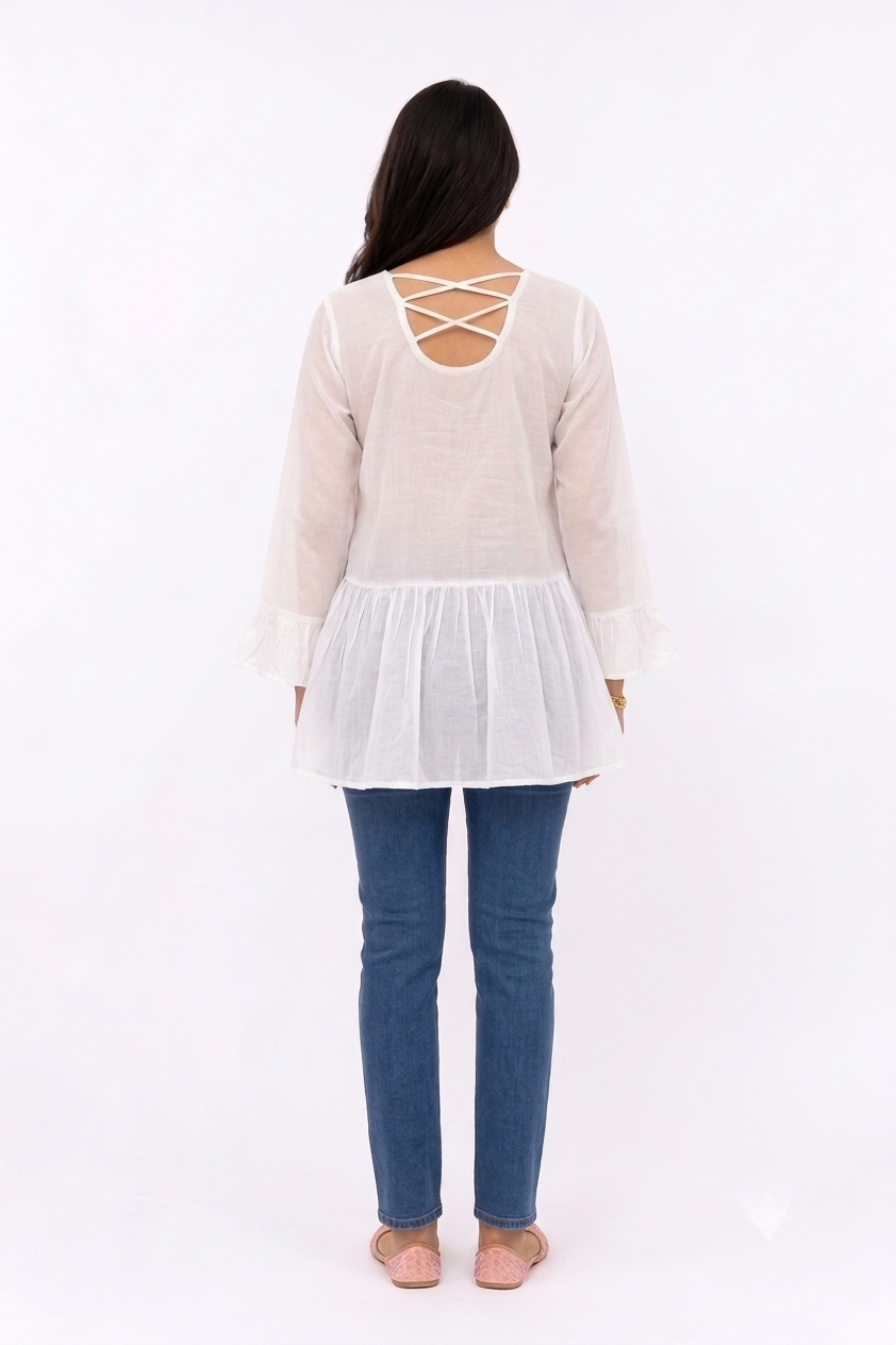 WHITE COTTON TUNIC