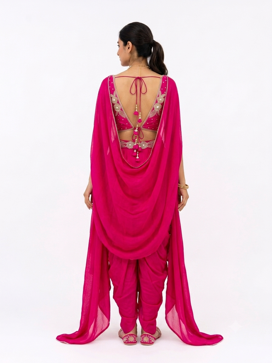 3 PIECE SET PINK MAYURI