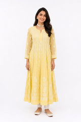 COTTON ANARKALI WITH INNER
