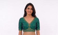 DESIGNER BLOUSE WITH SLEEVES
