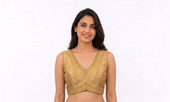GOLDEN DESIGNER BLOUSE