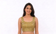 GOLDEN SEQUENCE BLOUSE