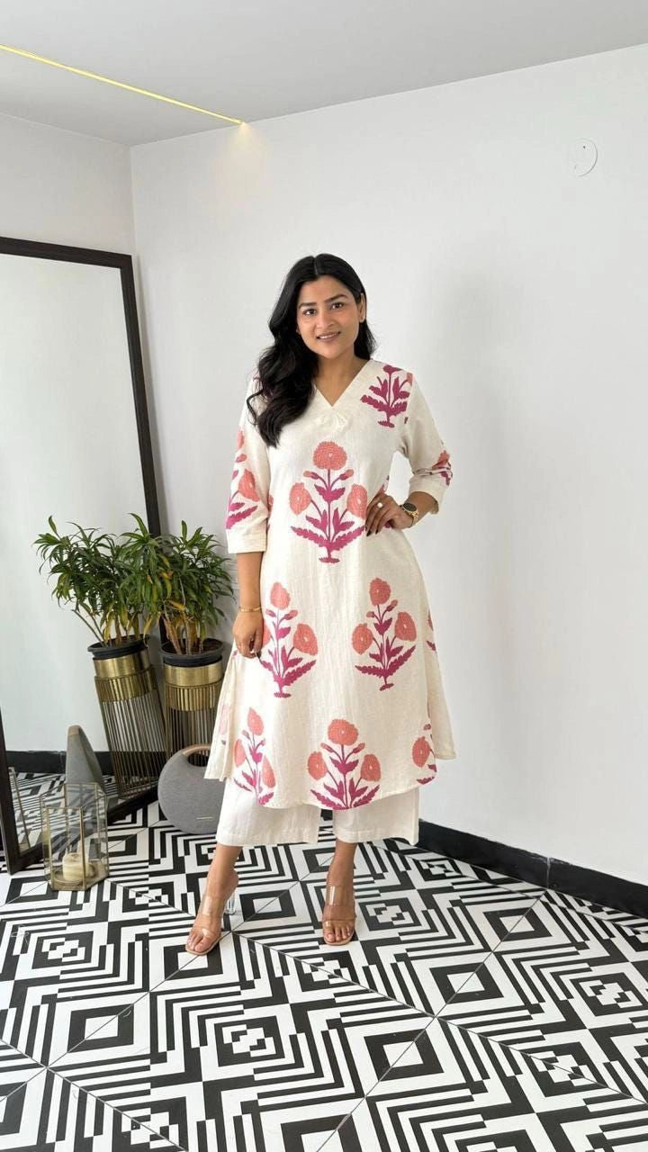 Kurta - Hand Block Print