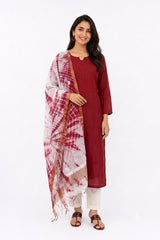 TIE & DYE 2 PIECE SET KURTA WITH DUPATTA
