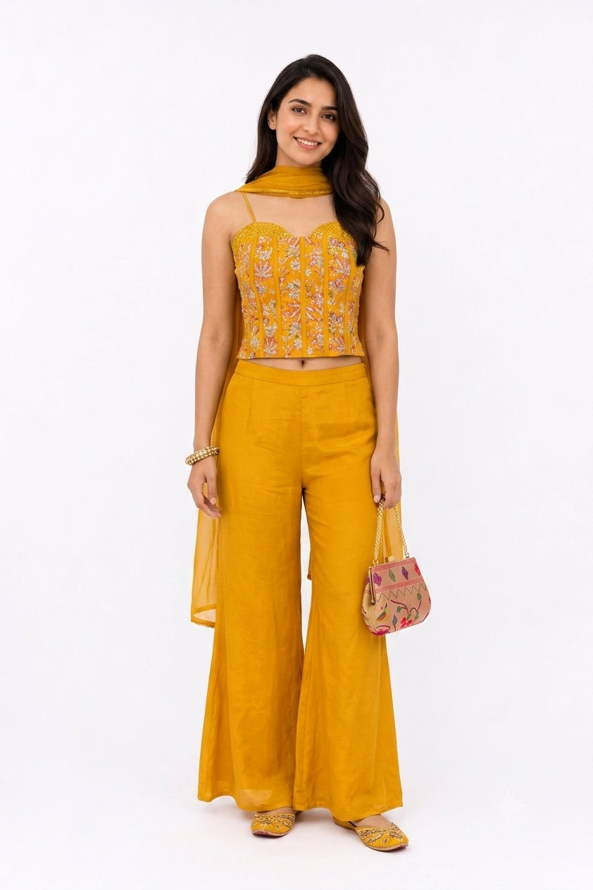 MUSTARD YELLOW 3 PIECE SET