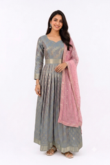 PURE BANARASI ANARKAIL WITH DUPATTA