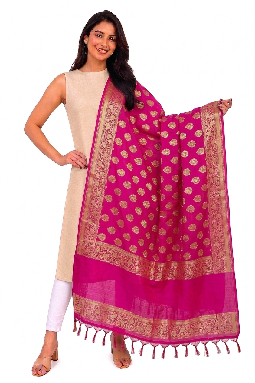PURE SILK BANARASI DUPATTA