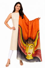 PURE SILK HAND PRINT DUPATTA