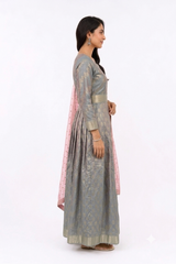 PURE BANARASI ANARKAIL WITH DUPATTA