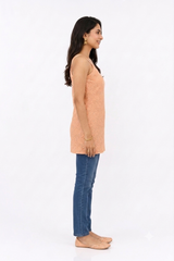PURE GEORGETTE RESHAM WORK TUNIC