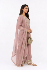 MAYURI 3 PIECE SET KURTA+ PALAZO+ DUPATTA