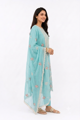 UNSTITCHED 3 PC SET MAYURI