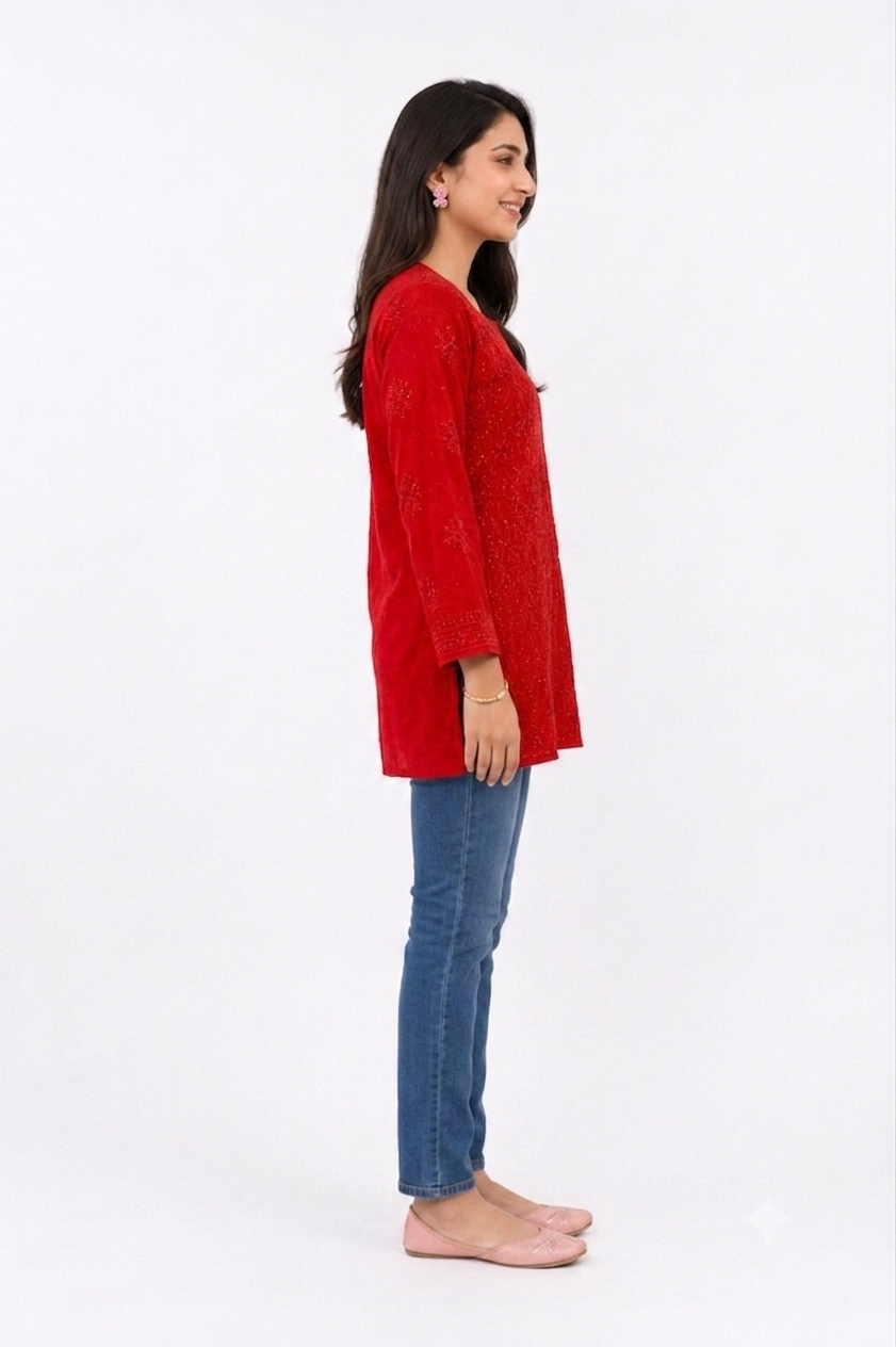VISCOSE SHORT TOP TUNIC