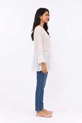 WHITE COTTON TUNIC