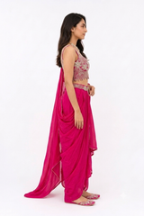 3 PIECE SET PINK MAYURI
