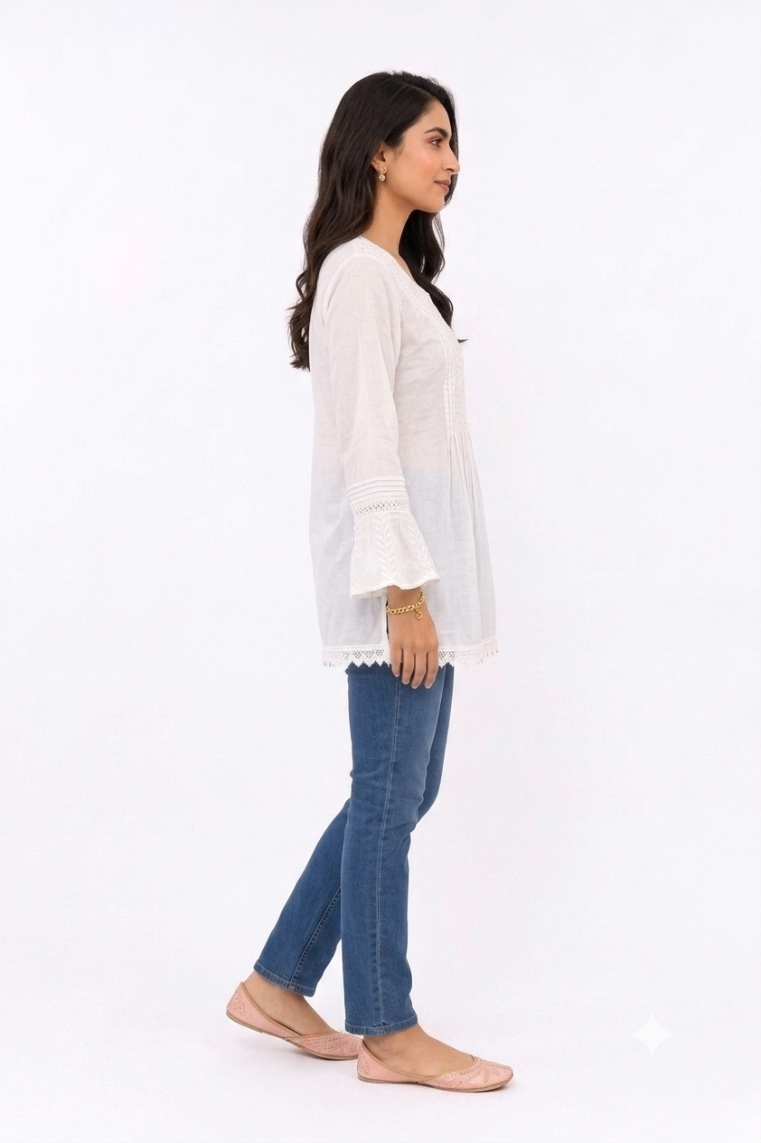 SOFT COTTON LUCKNOWI TUNIC