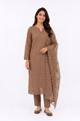 UNSTITCHED 3 PC COTTON SET